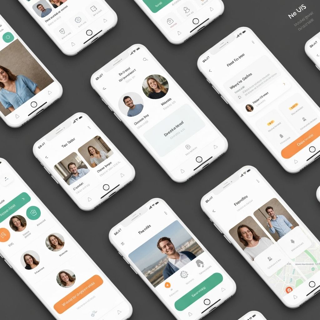 Mobile app interface